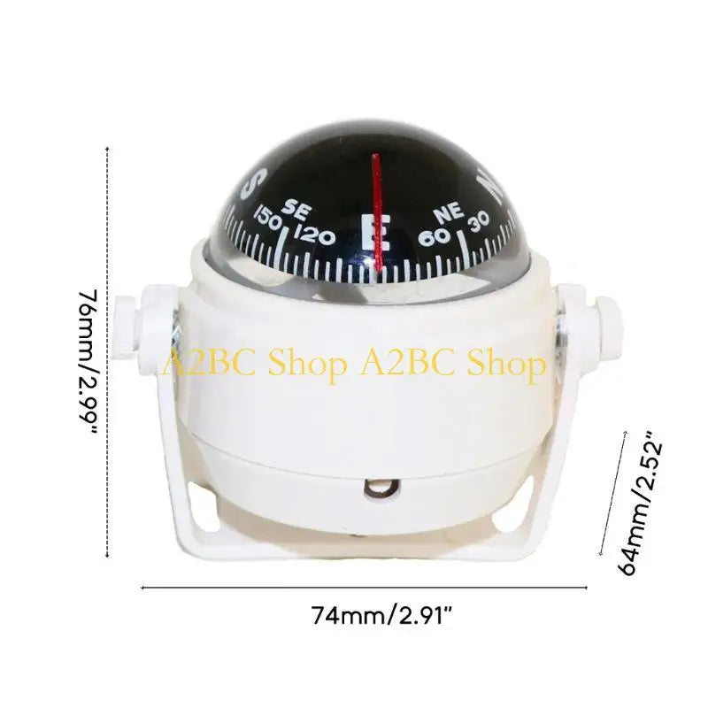 A2BC High-Precision Electronic Marine Compass – Sea & Automotive Navigation