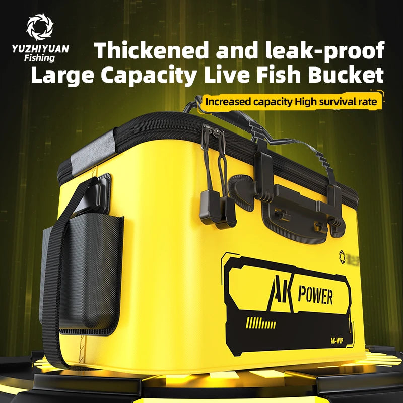 YUZHIYUAN Foldable Portable Fishing Bucket