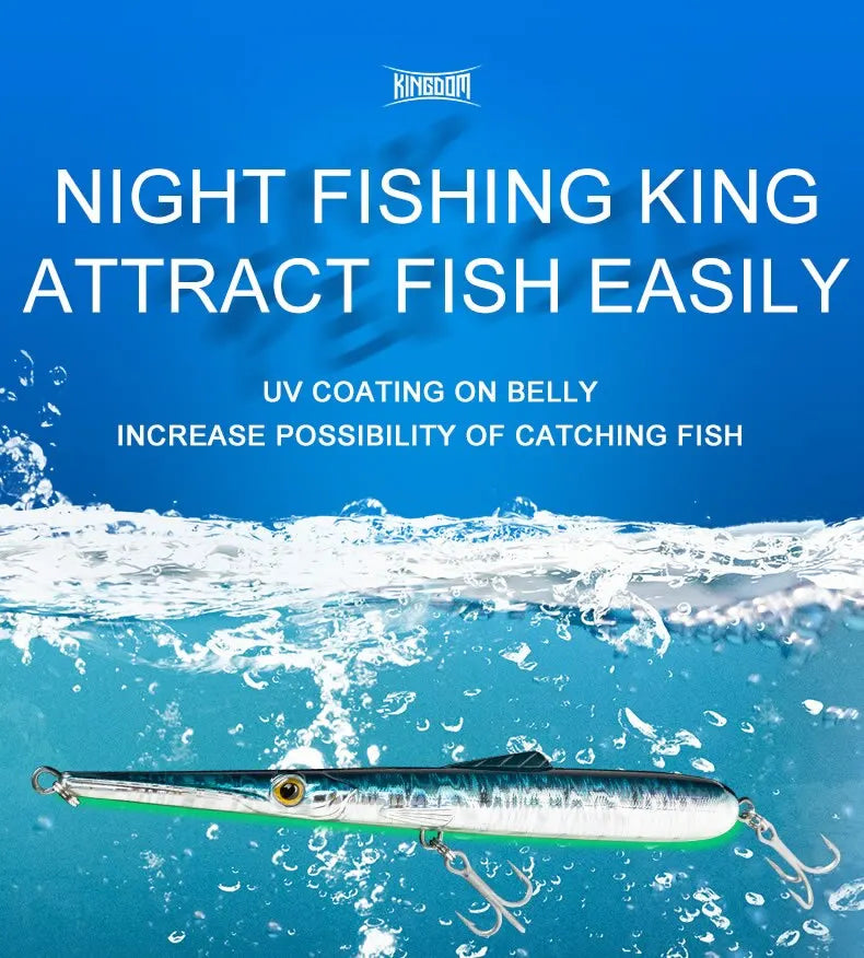 ingdom Fishing Lure – Sinking & Floating Pencil Hard Bait