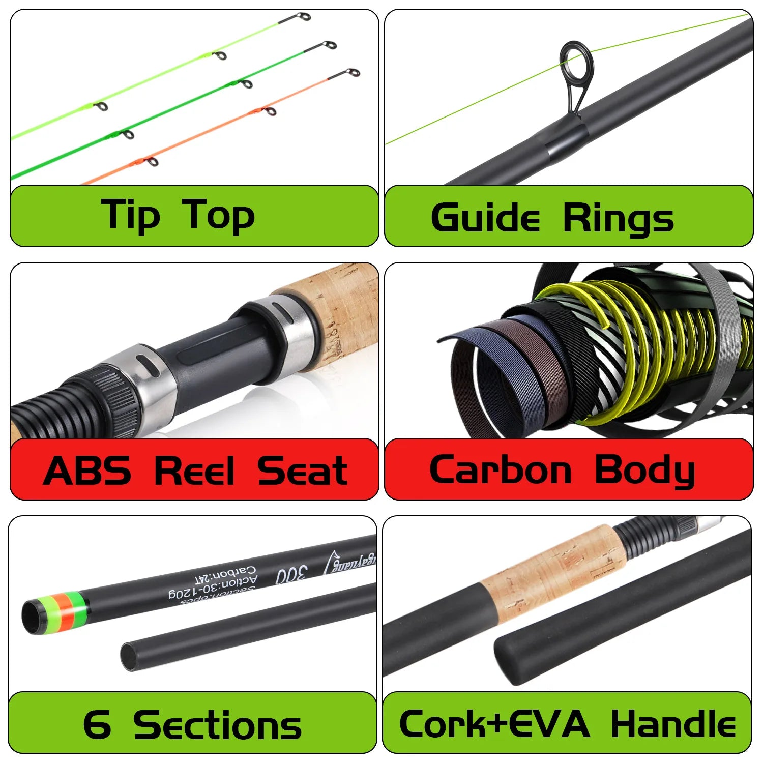 Sougayilang 3M Carbon Feeder Fishing Rod