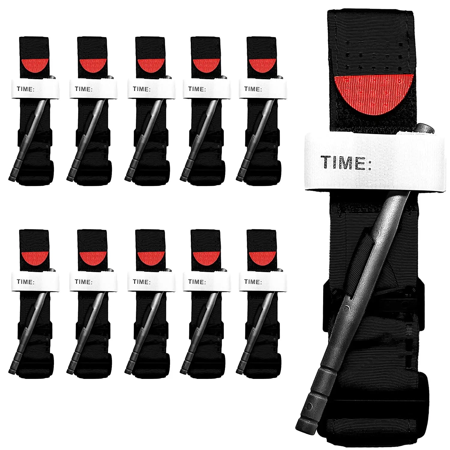 10pcs Military Tourniquet – Tactical Emergency Survival Belts