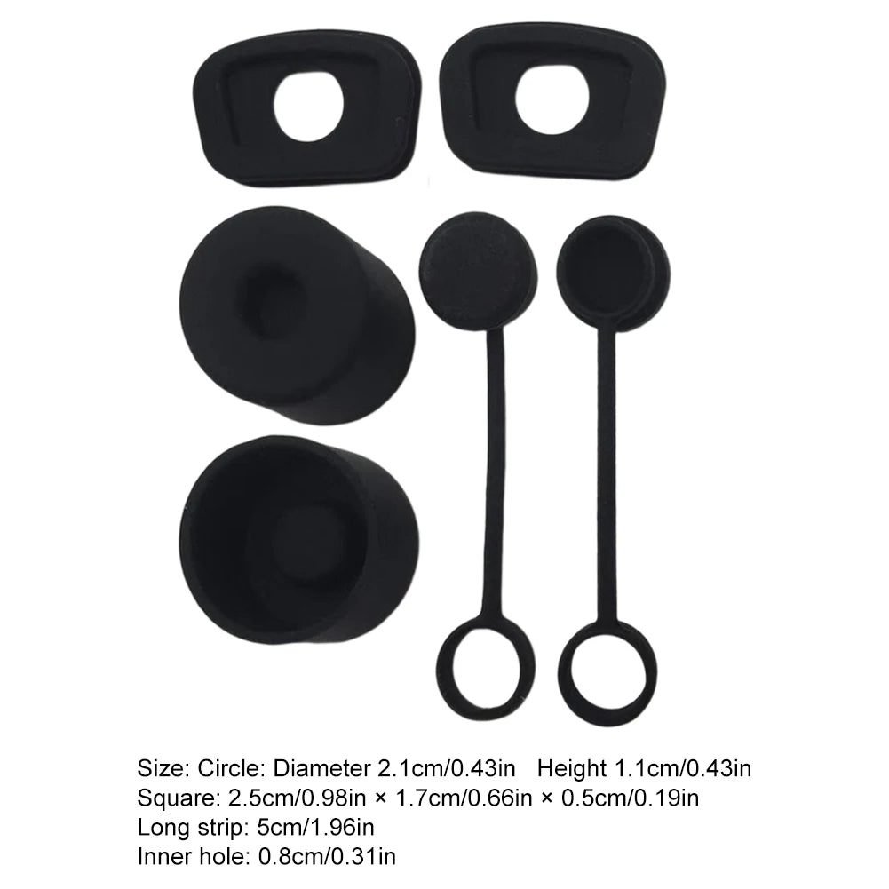 6PC Silicone Spill-Proof Straw Stopper Set for Stanley Cups