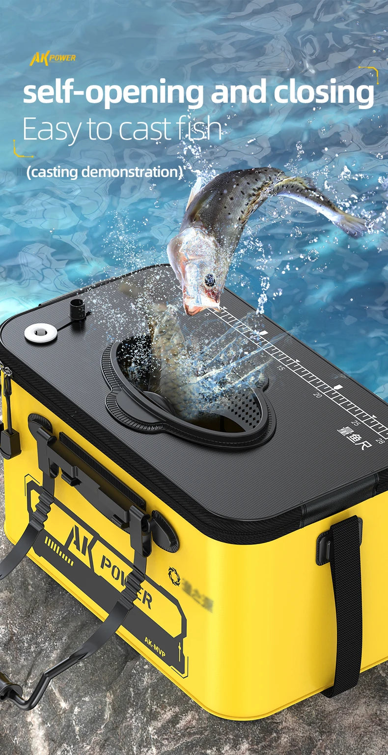 YUZHIYUAN Foldable Portable Fishing Bucket