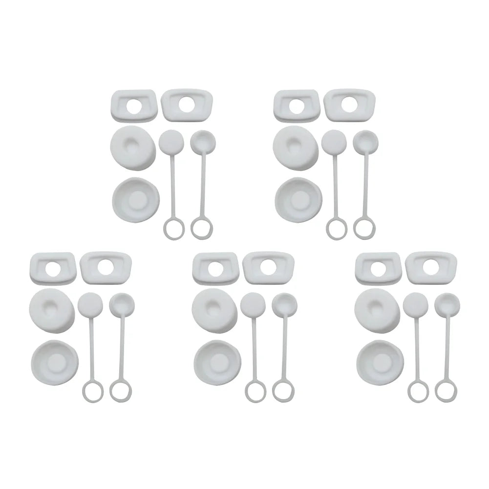 6PC Silicone Spill-Proof Straw Stopper Set for Stanley Cups