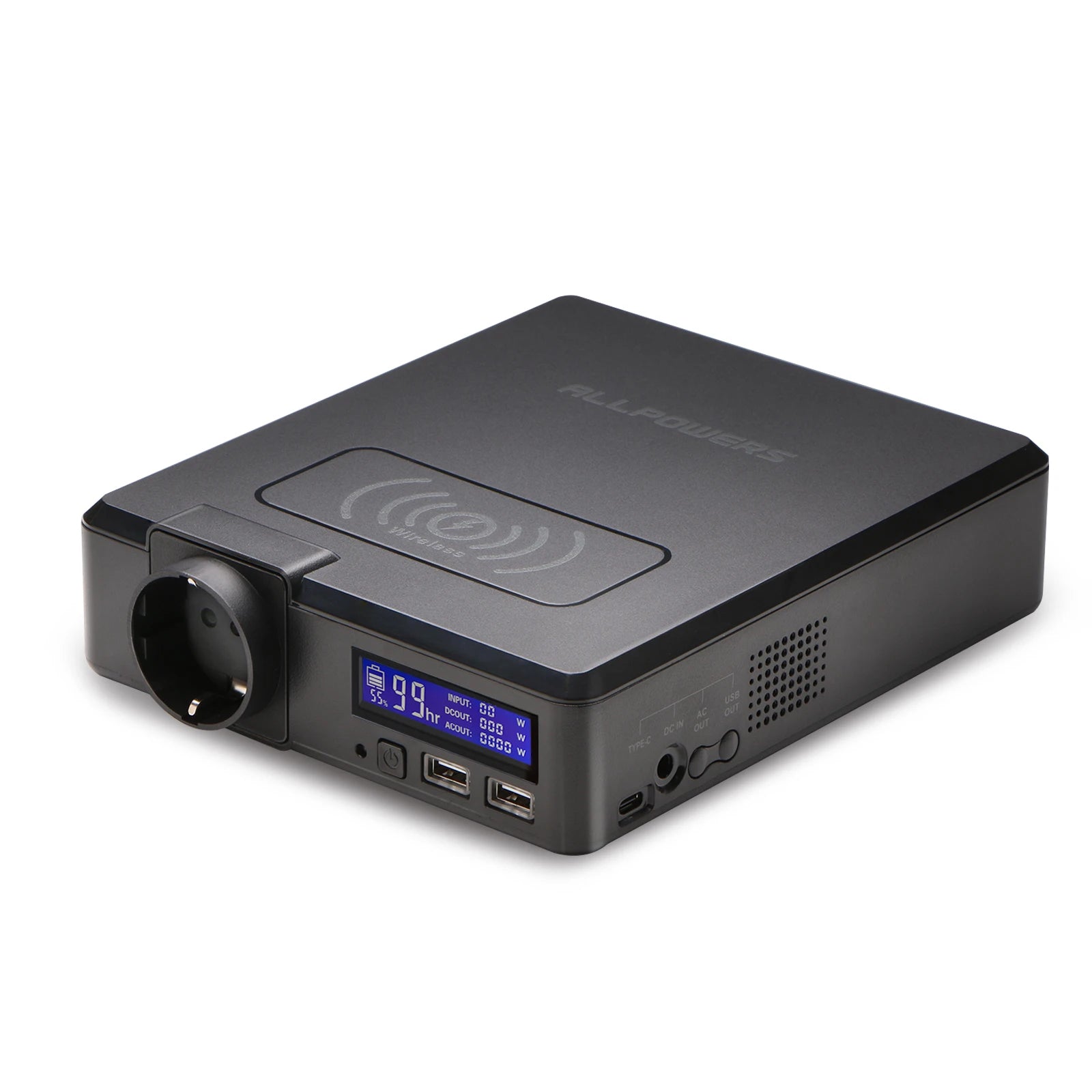 ALLPOWERS 154Wh Solar Power Bank – 41600mAh Portable Generator