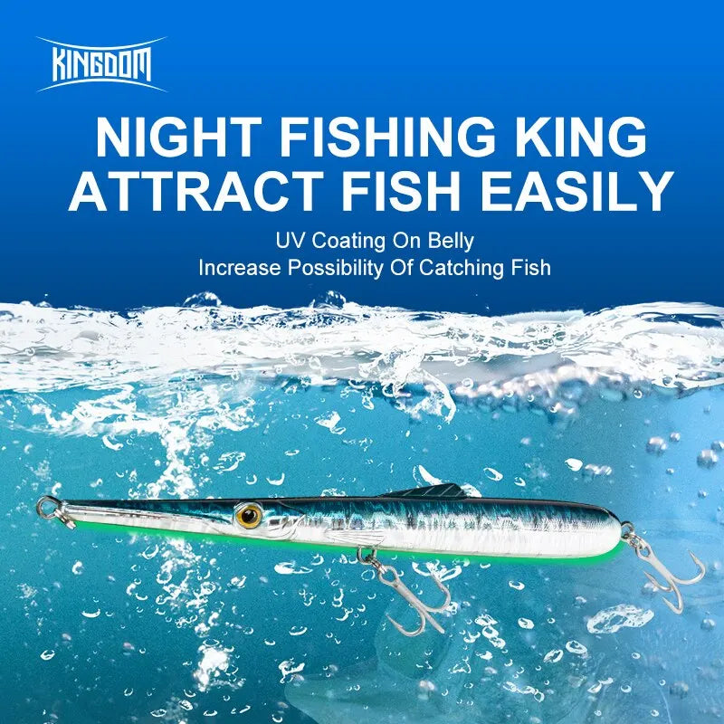 ingdom Fishing Lure – Sinking & Floating Pencil Hard Bait