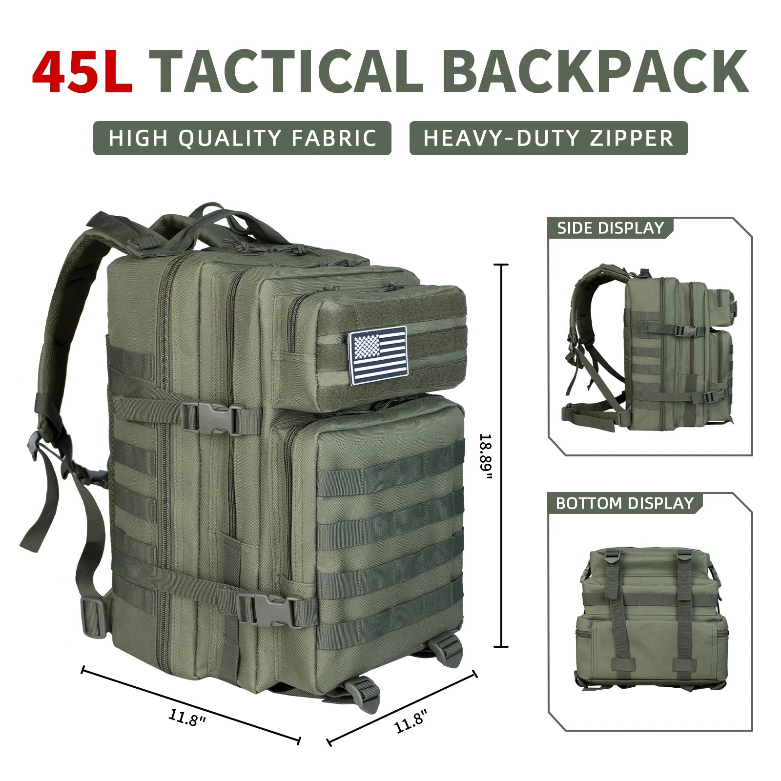 30L/45L Tactical Hiking Hunting Backpack