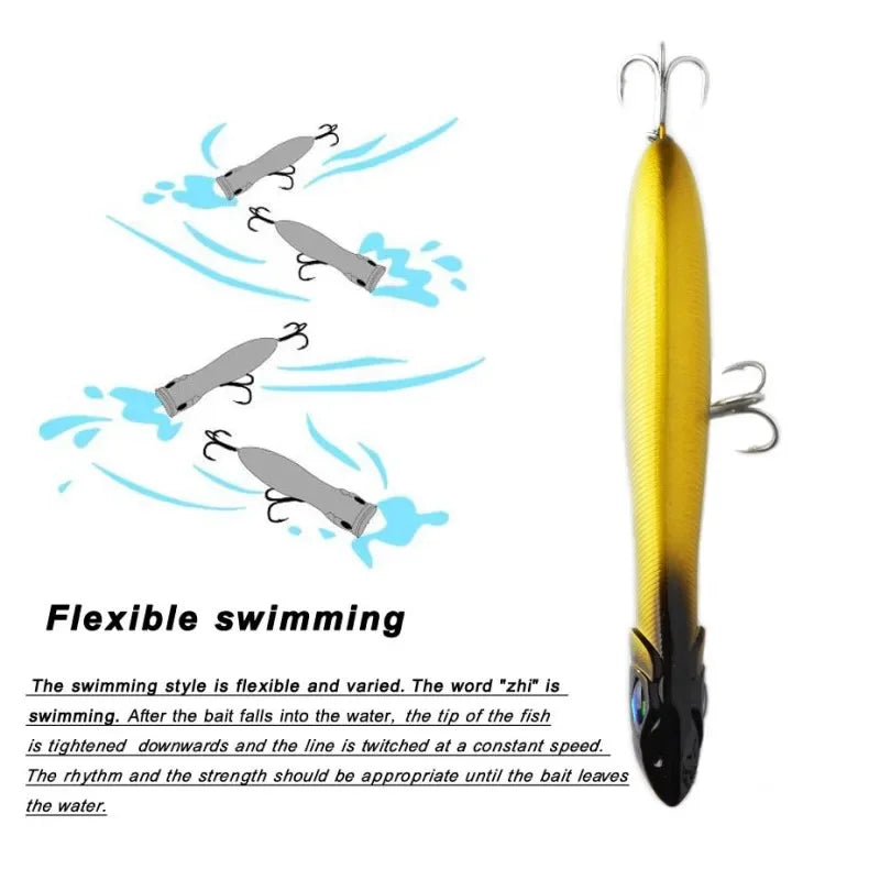 TEKNIK Patchinko Popper Fishing Lure – 100mm / 140mm Floating Wobbler