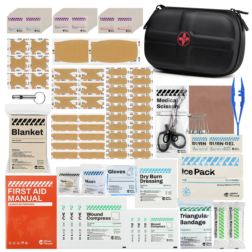 RHINO RESCUE Waterproof Portable First Aid Kit