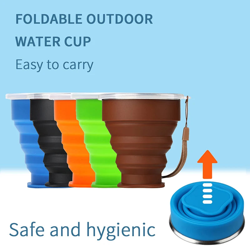 300ml Collapsible Silicone Camping Cup