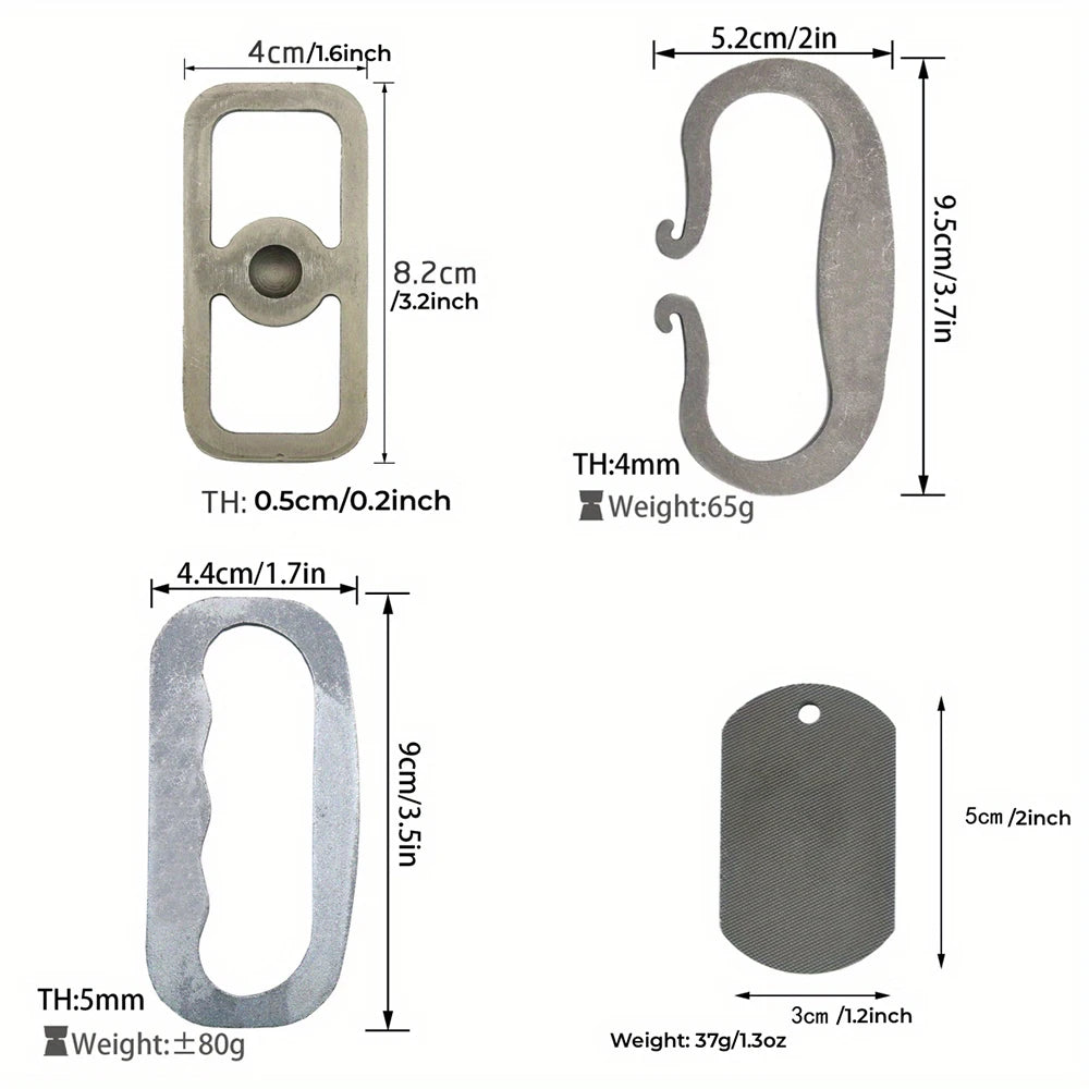 High Carbon Steel Flint Fire Starter Tool