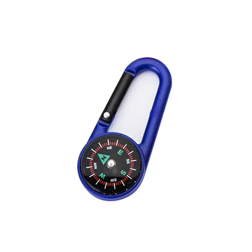 Mini Compass Carabiner Keychain