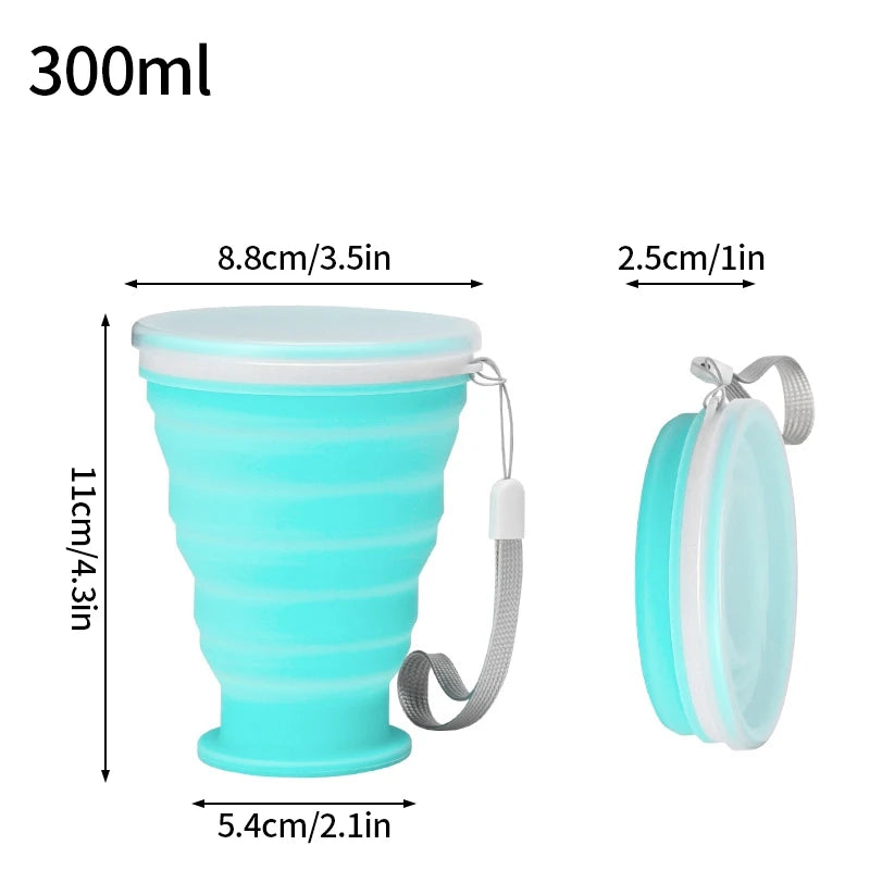 300ml Collapsible Silicone Camping Cup