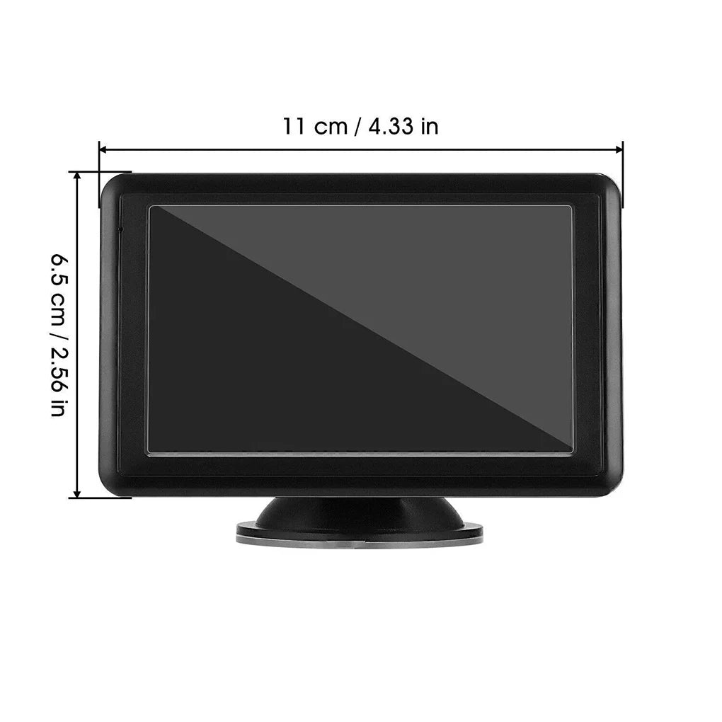 5-inch HD Car GPS Navigator – Europe Maps with USB Charger & FM Transmitter