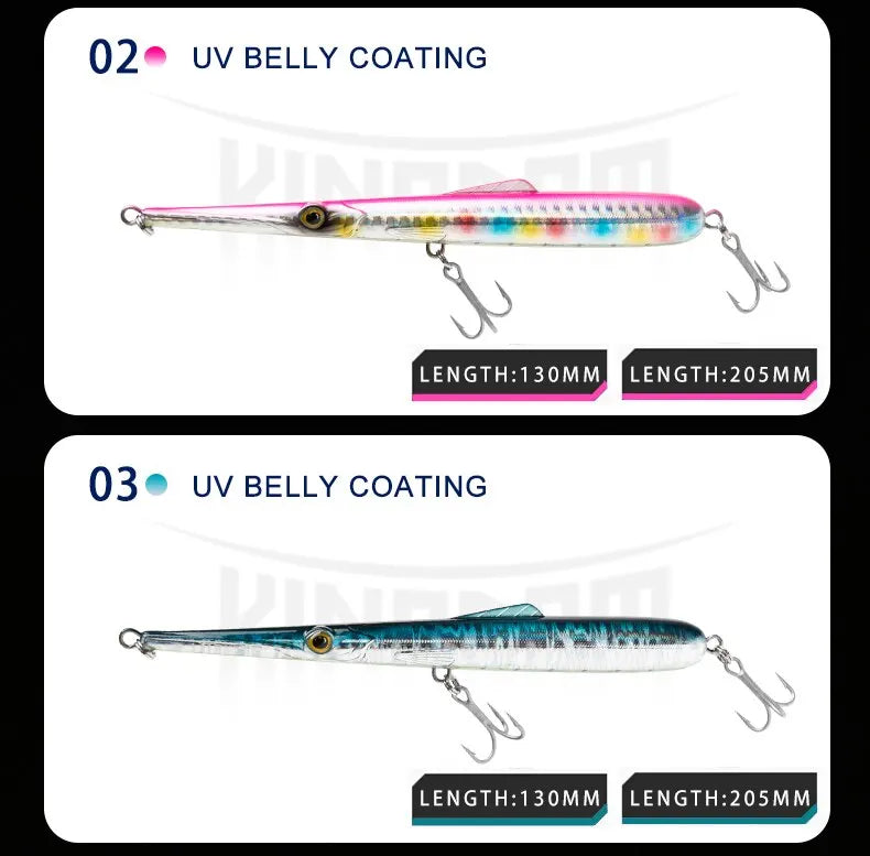 ingdom Fishing Lure – Sinking & Floating Pencil Hard Bait