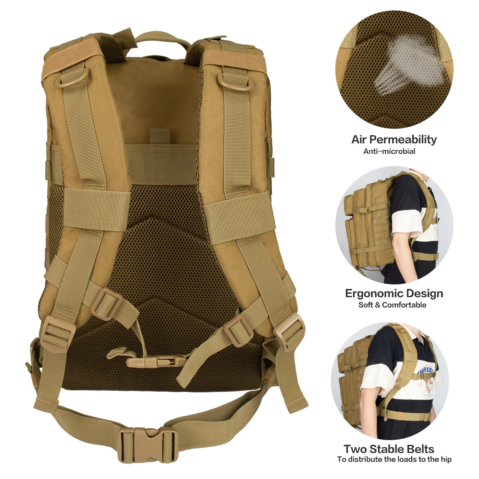 30L/45L Tactical Hiking Hunting Backpack