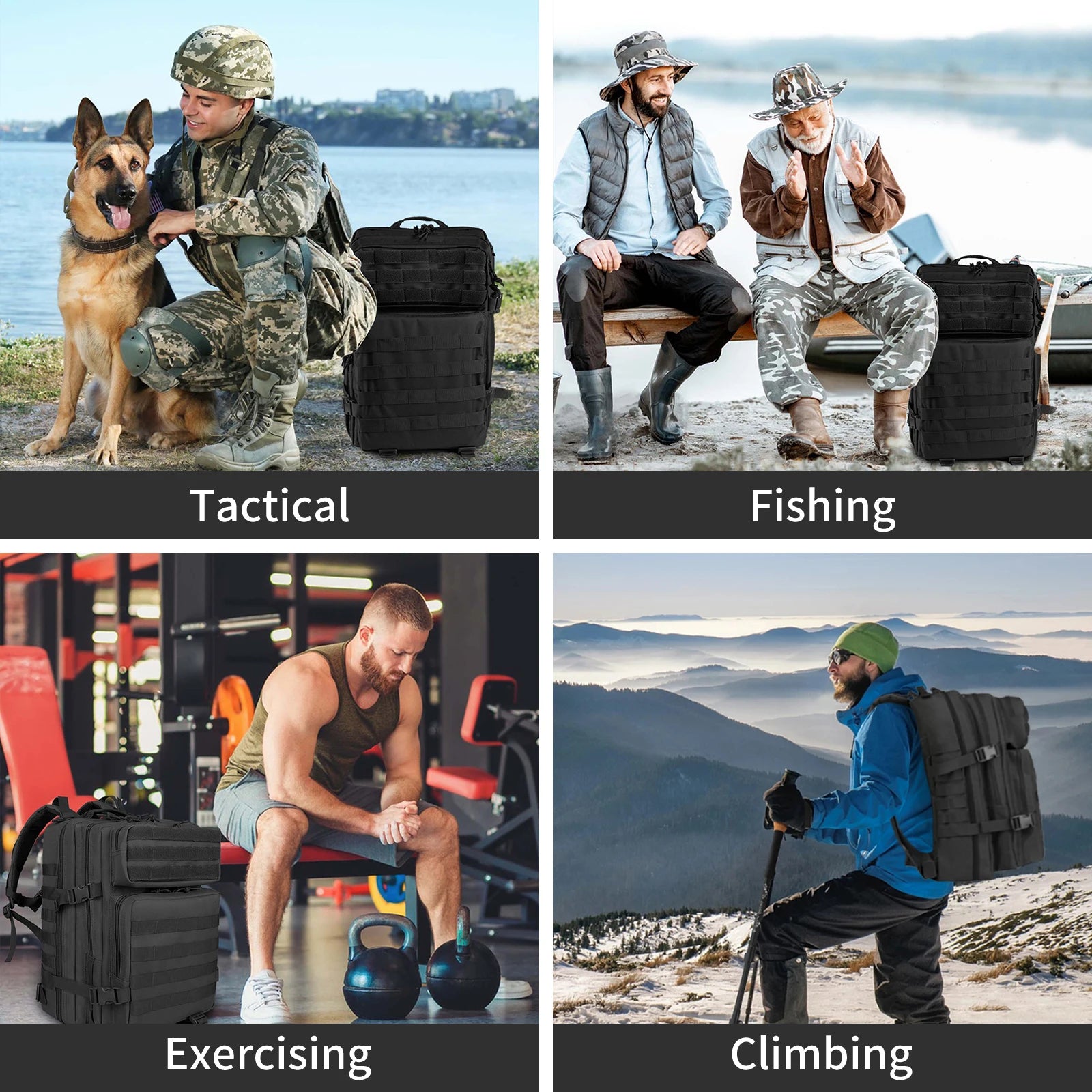 30L/45L Tactical Hiking Hunting Backpack