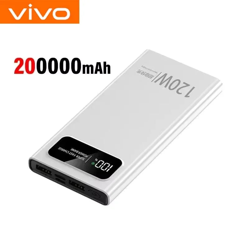 VIVO 200000mAh 120W Fast Charging Power Bank
