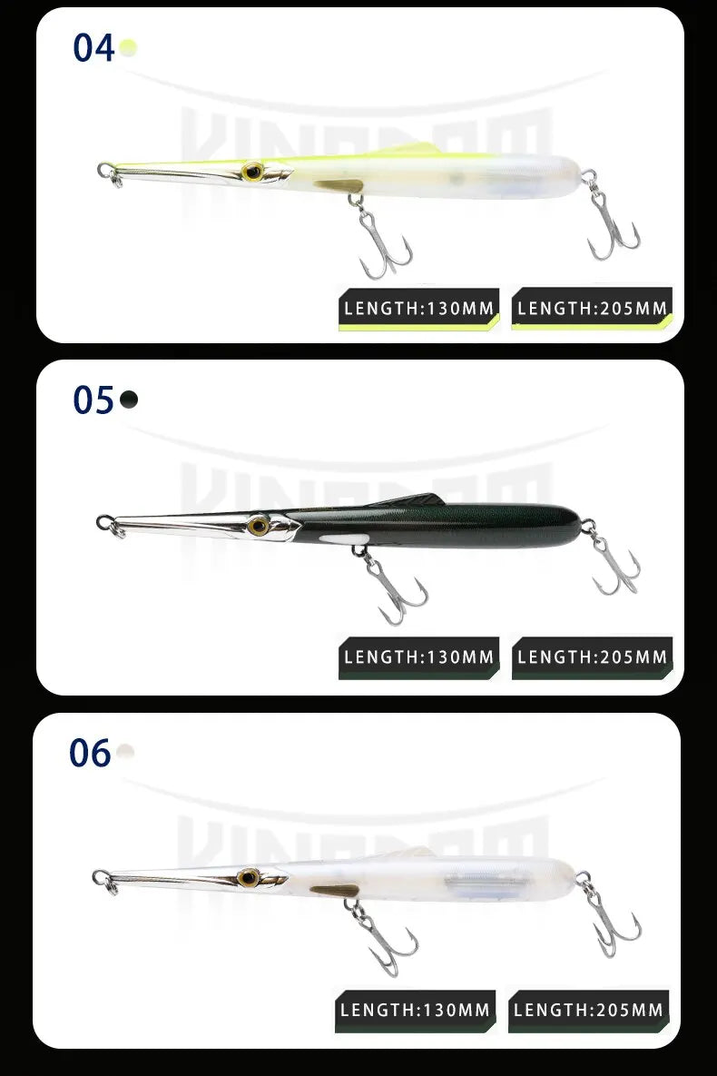 ingdom Fishing Lure – Sinking & Floating Pencil Hard Bait