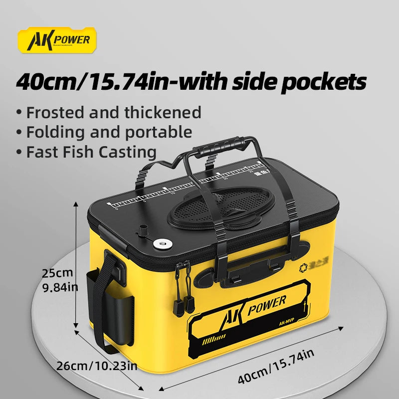 YUZHIYUAN Foldable Portable Fishing Bucket