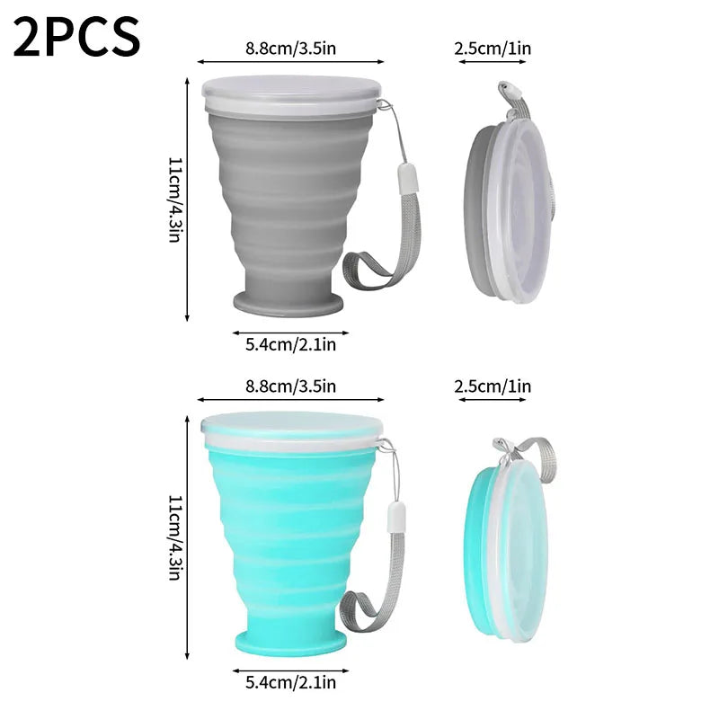 300ml Collapsible Silicone Camping Cup