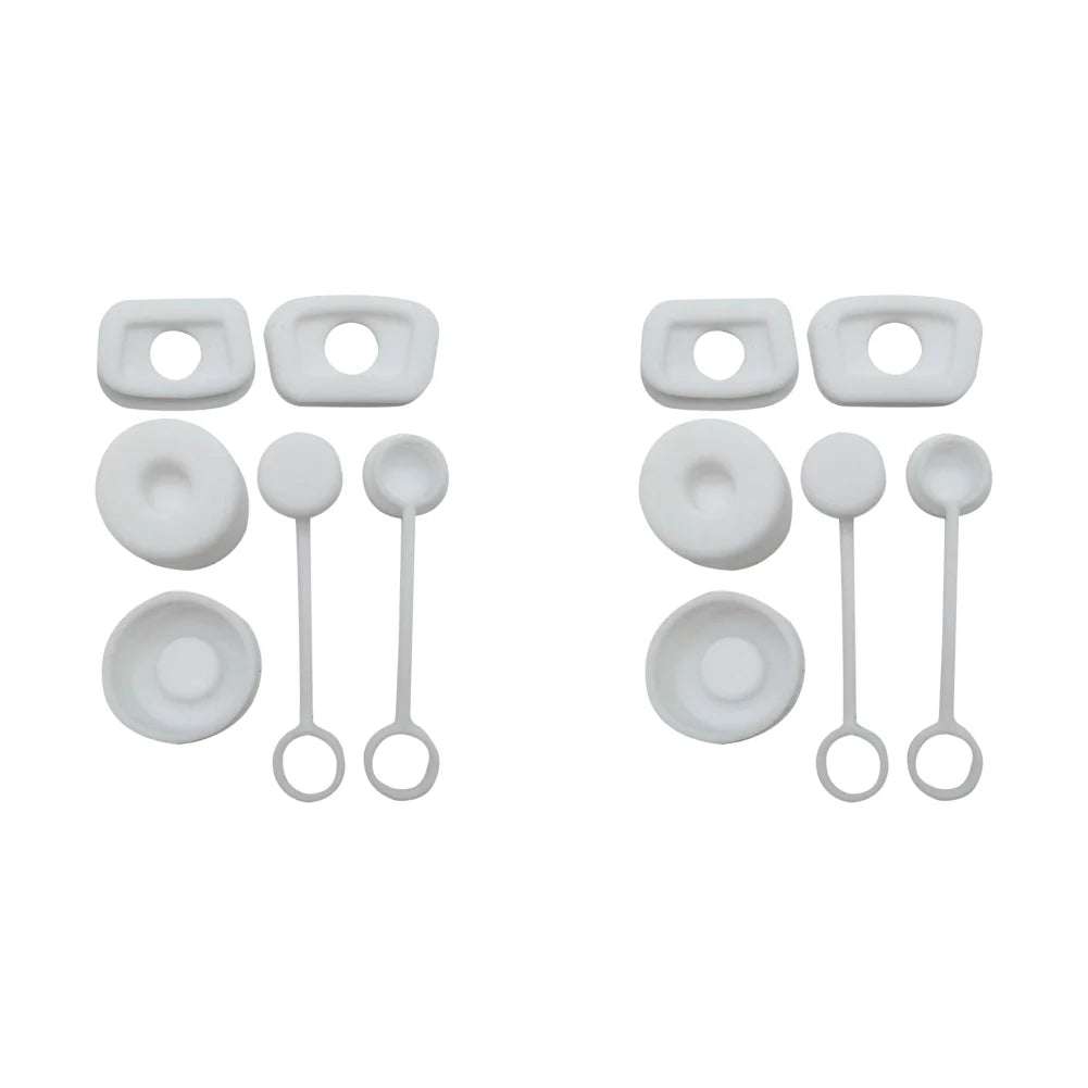 6PC Silicone Spill-Proof Straw Stopper Set for Stanley Cups