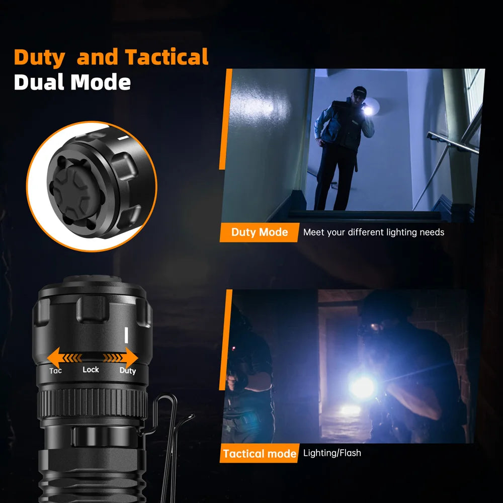 Sofirn SK1 SFT25R LED Tactical Flashlight 1300LM