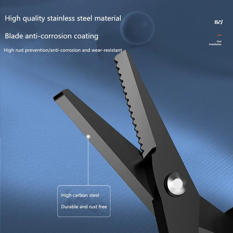 Titanium-Coated Fishing Scissors Pliers – Braided Line Cutter
