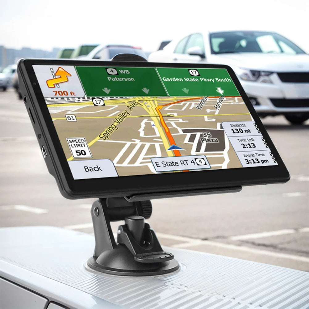 7-inch Car GPS Navigator – HD Touch Screen with FM Transmitter, EU/AU/US Maps