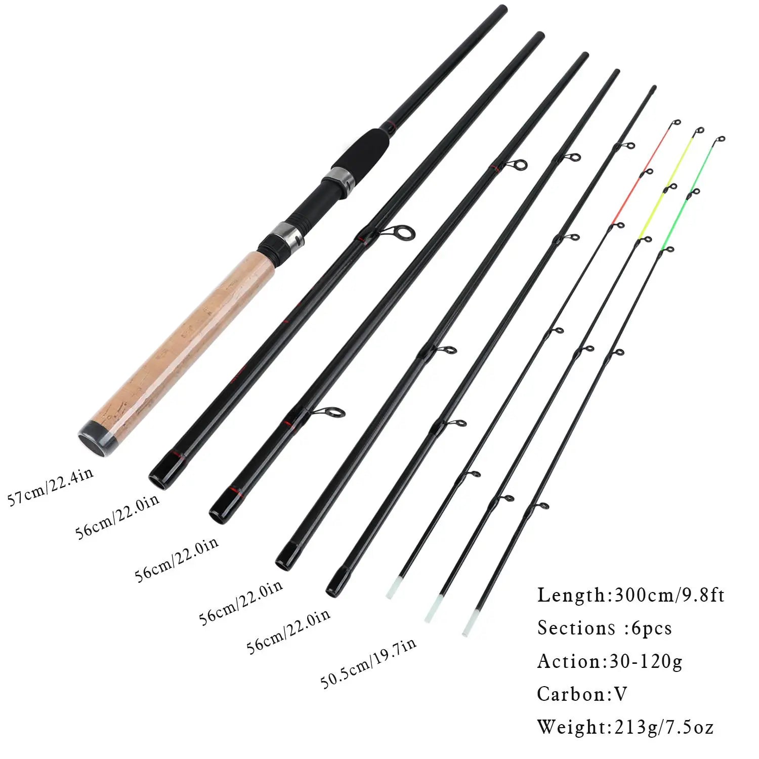 Sougayilang 3M Carbon Feeder Fishing Rod