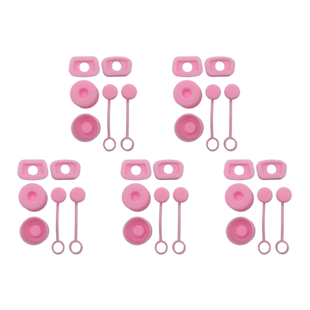 6PC Silicone Spill-Proof Straw Stopper Set for Stanley Cups