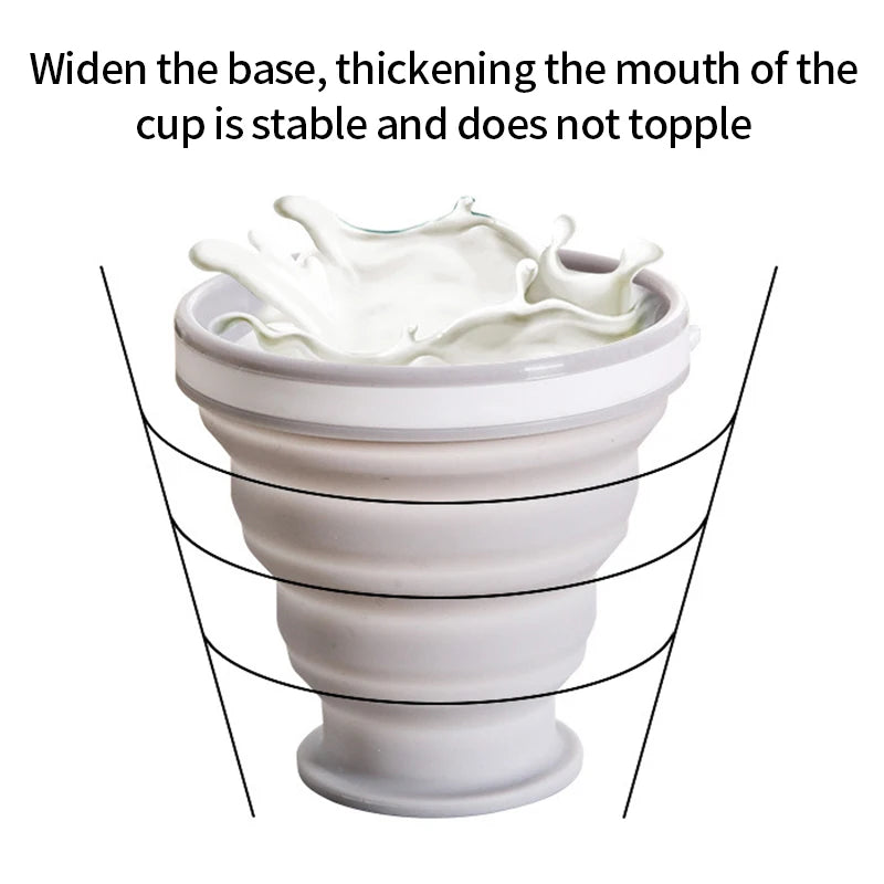 300ml Collapsible Silicone Camping Cup