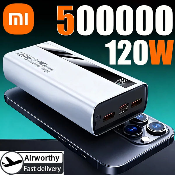 Xiaomi 120W 500000mAh Power Bank – Super Fast Portable Charger