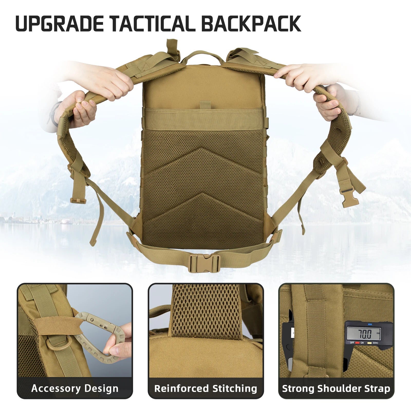 30L/45L Tactical Hiking Hunting Backpack