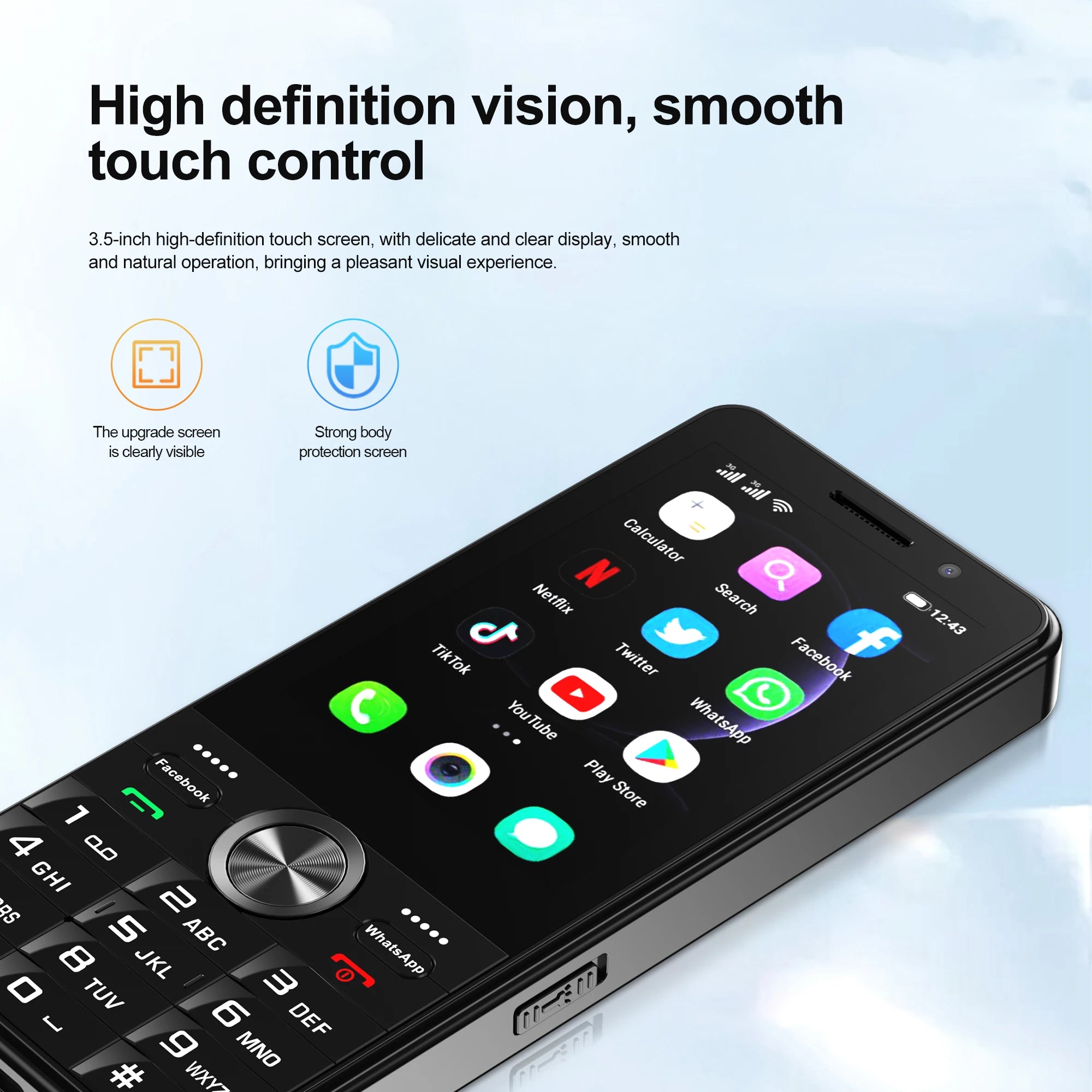SERVO F24 PRO 4G Android Smartphone 3.5"