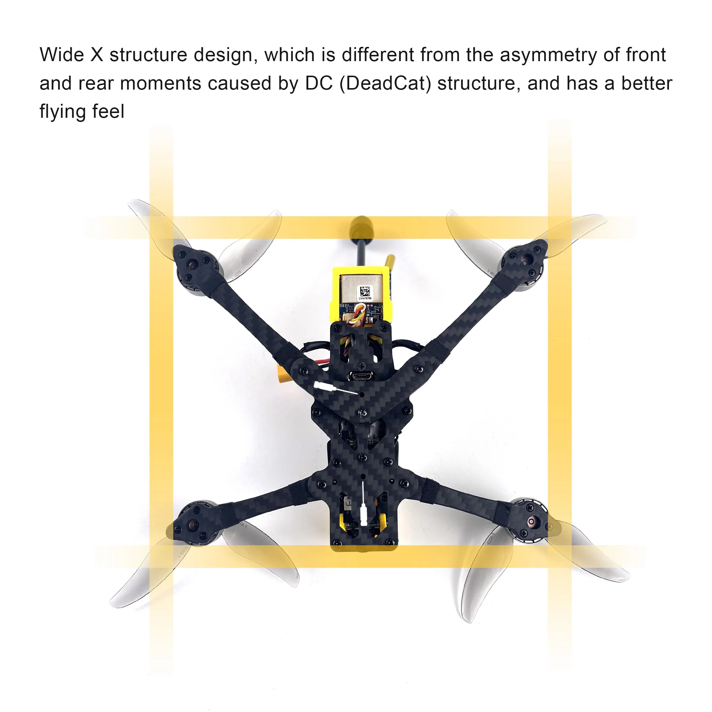 DarwinFPV FoldApe4 4-Inch Folding FPV Drone