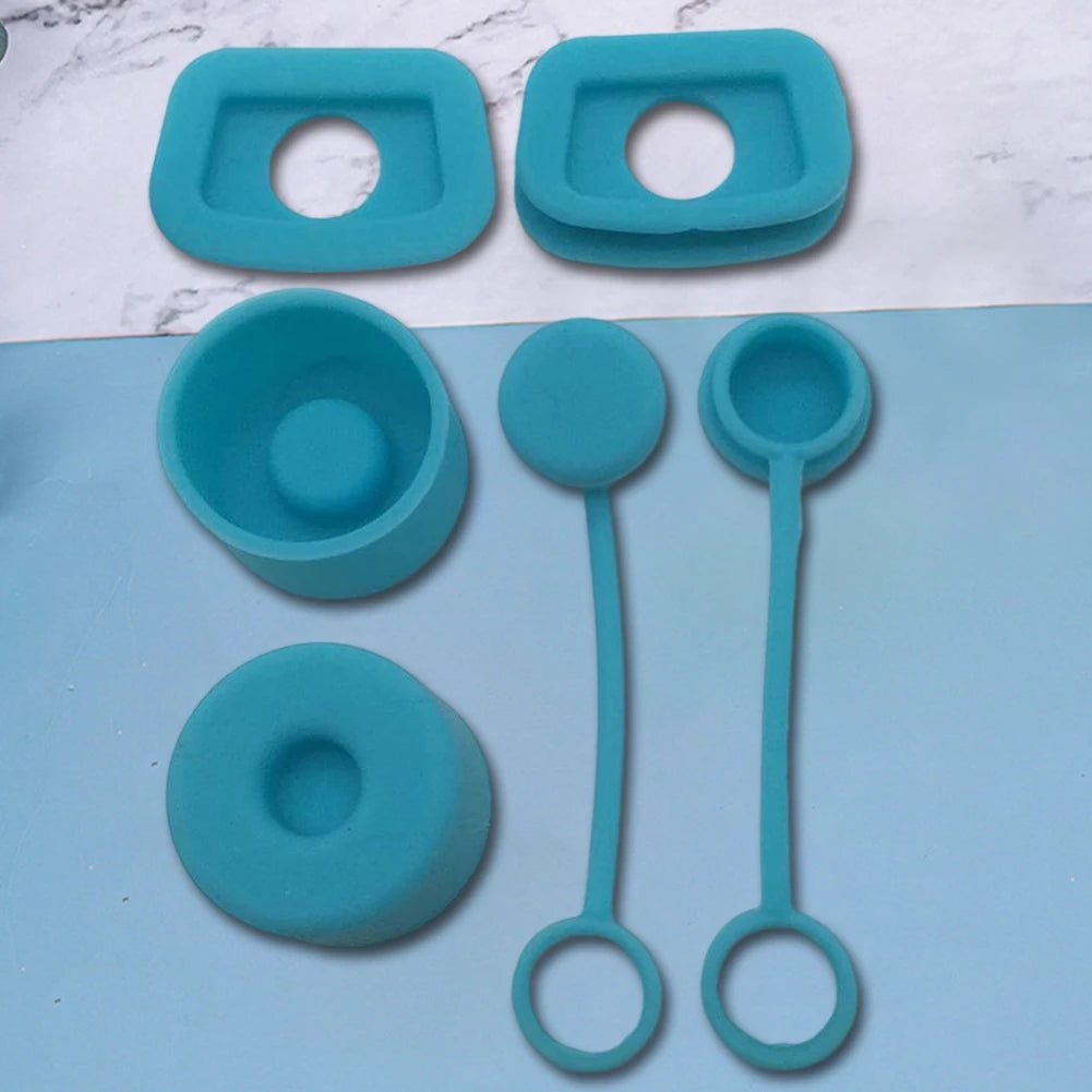 6PC Silicone Spill-Proof Straw Stopper Set for Stanley Cups