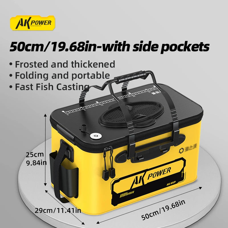 YUZHIYUAN Foldable Portable Fishing Bucket