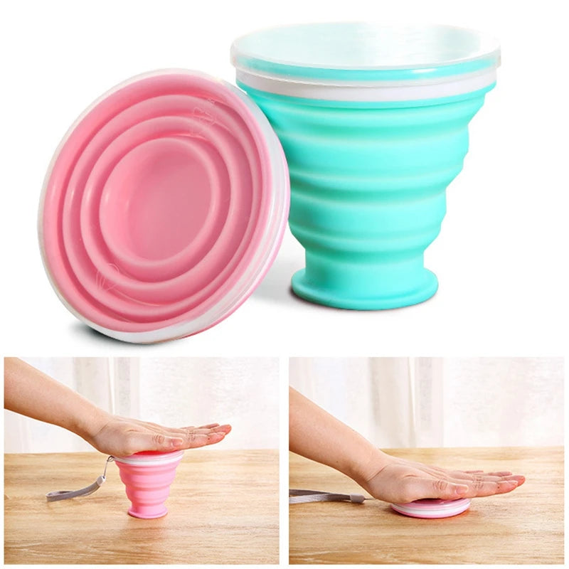 300ml Collapsible Silicone Camping Cup