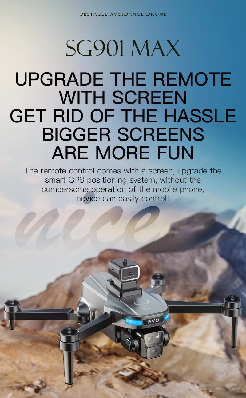 SG901 MAX GPS Drone – 8K Camera, Obstacle Avoidance