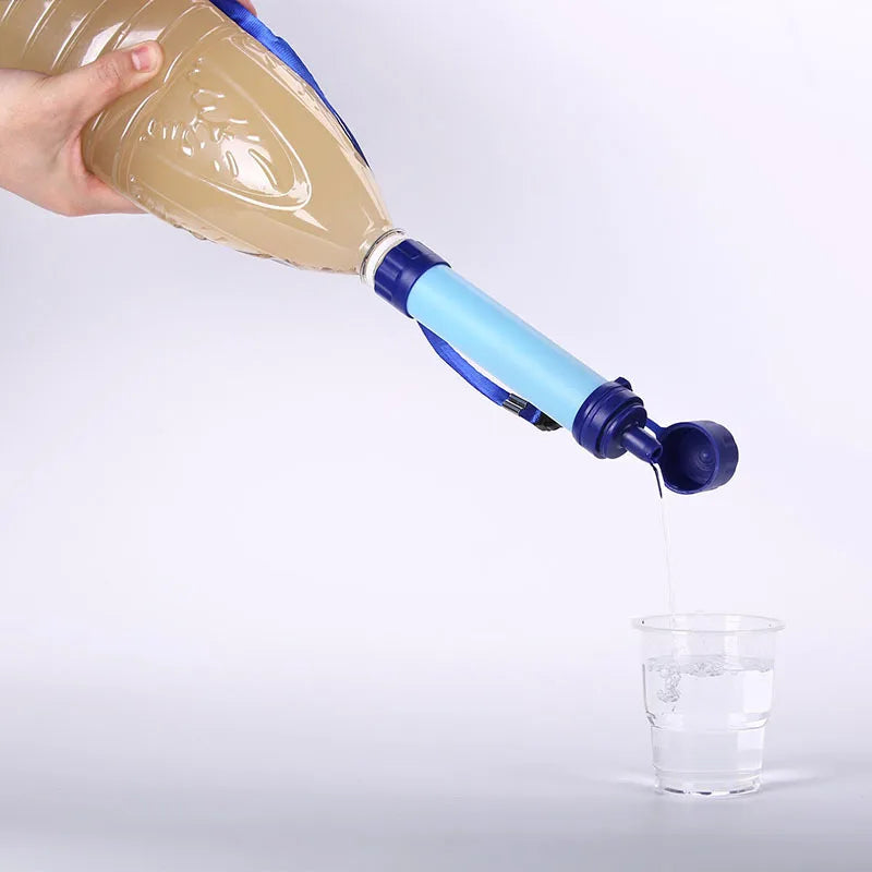 1500L Personal Water Filter Straw – Emergency Survival Outdoor Purifier