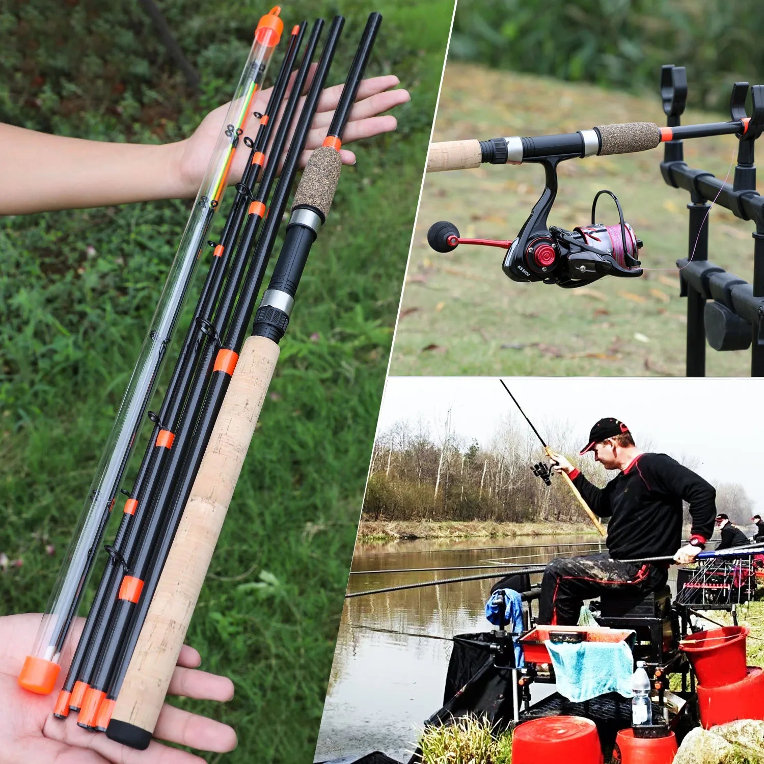 Sougayilang 3M Carbon Feeder Fishing Rod