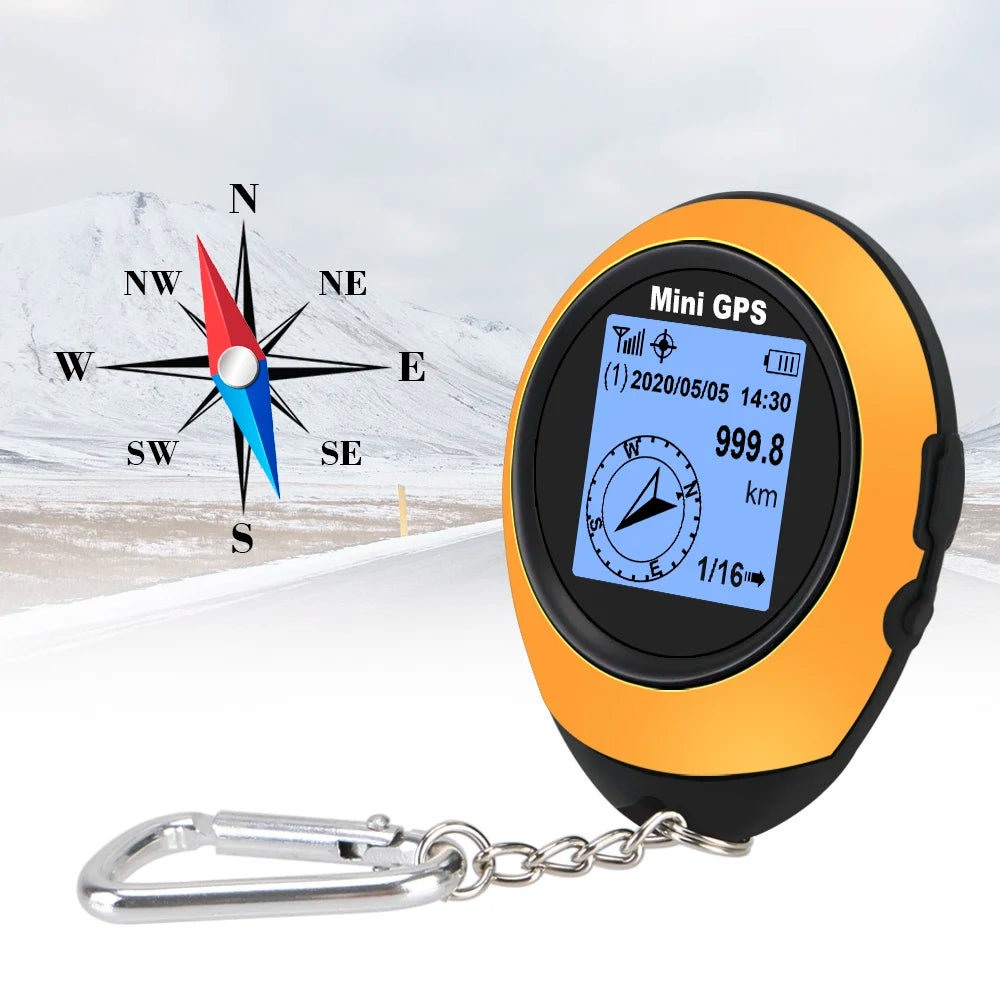 Mini Handheld GPS Navigator with Compass & Altimeter