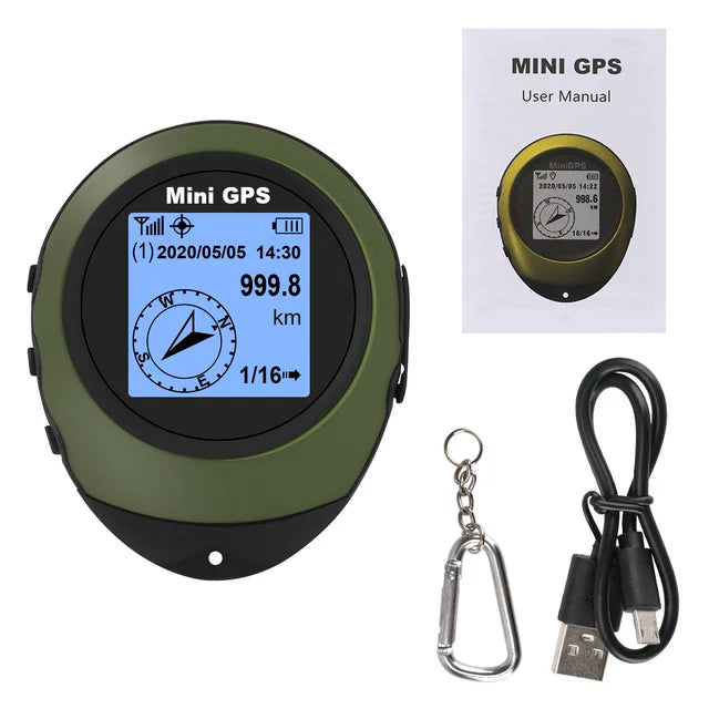 Mini Handheld GPS Navigator with Compass & Altimeter