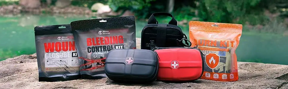 RHINO RESCUE Waterproof Portable First Aid Kit