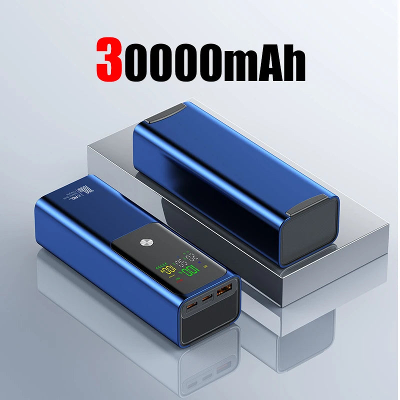 50000mAh Color Screen Power Bank – PD 100W Bidirectional Fast Charging
