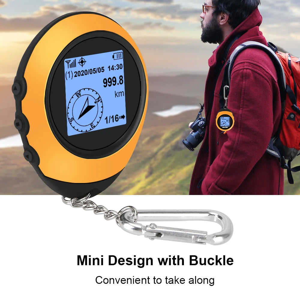 Mini Handheld GPS Navigator with Compass & Altimeter