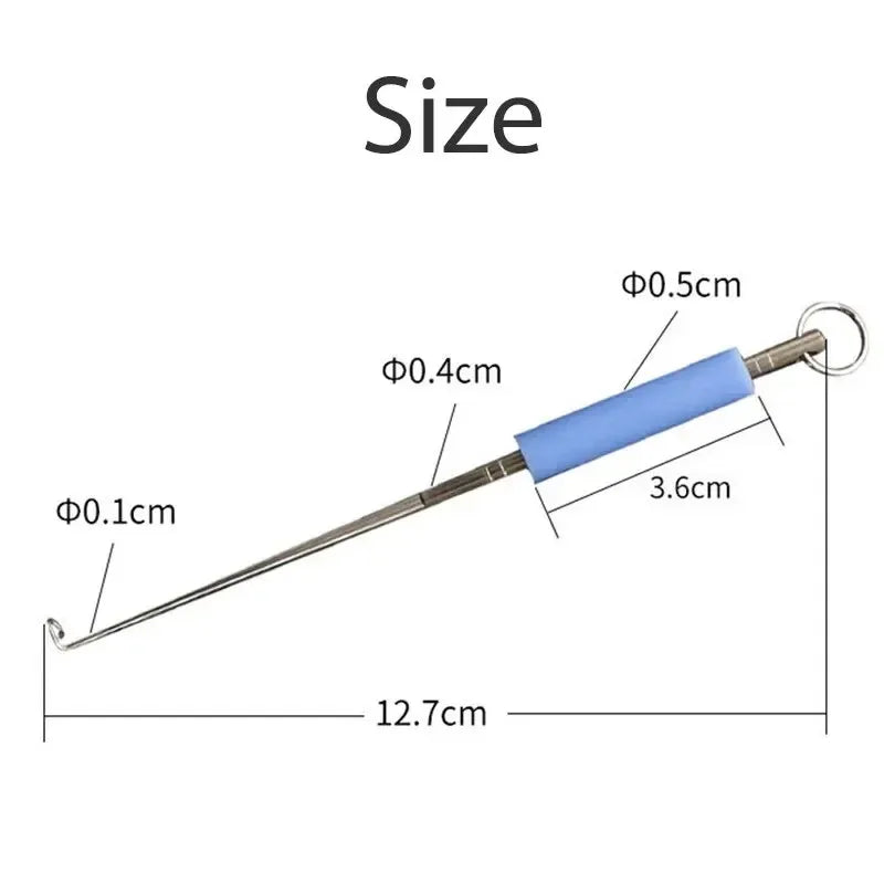2Pcs Stainless Steel Fishing Hook Remover – Quick Dehooker Tools