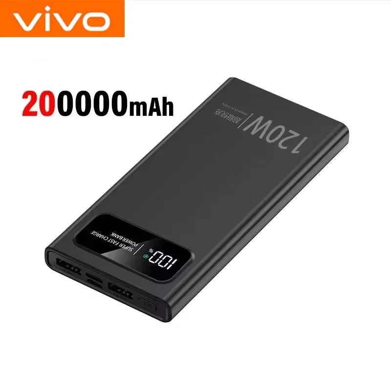 VIVO 200000mAh 120W Fast Charging Power Bank