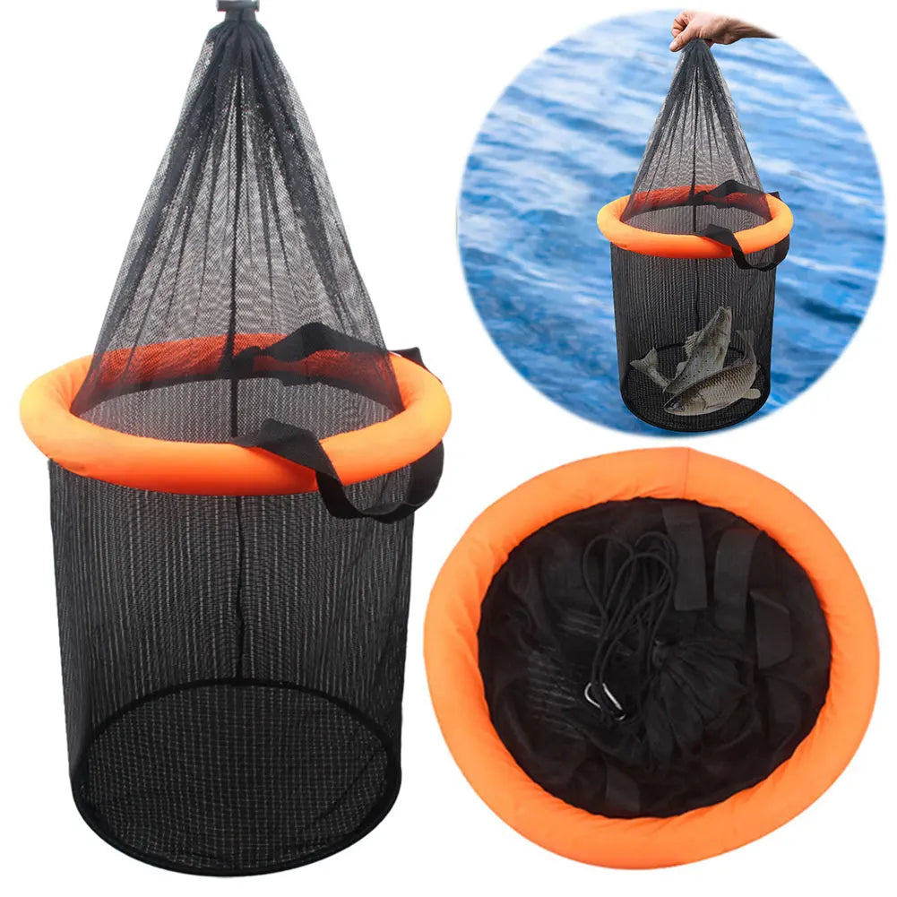 Floating Collapsible Fishing Bait Basket